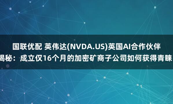 国联优配 英伟达(NVDA.US)英国AI合作伙伴揭秘：成立仅16个月的加密矿商子公司如何获得青睐？