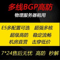 遠(yuǎn)程物理主機(jī)服務(wù)器租賃高防秒解單線高配T級防御模擬器多開