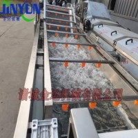 多功能果蔬氣泡清洗機(jī) 蔬菜清洗流水線 凈菜加工流水線