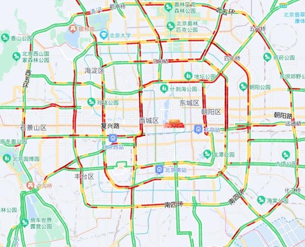 元宵節(jié)將至：北京周五晚高峰將達嚴(yán)重?fù)矶? h=