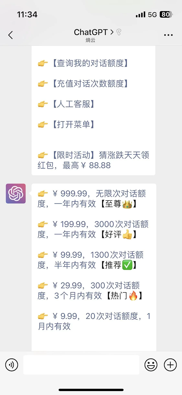 “ChatGPT中文版”上線：遭國內(nèi)網(wǎng)友爆破