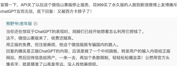 “ChatGPT中文版”上線：遭國內(nèi)網(wǎng)友爆破