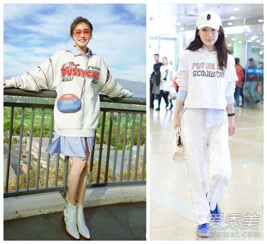 你的衛(wèi)衣永遠(yuǎn)穿的像睡衣？快來(lái)學(xué)學(xué)女明星的穿搭花樣